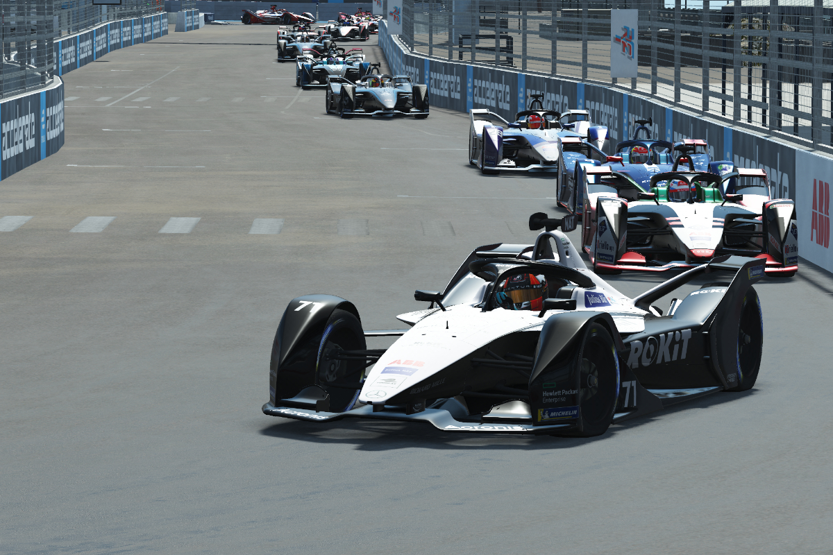 Erhan Jajovski gewinnt Auftaktrennen der Formel-E-Online-Rennserie "Accelerate"